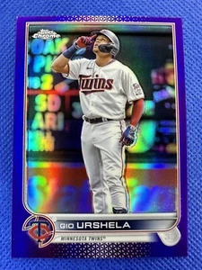 2022 #USC69 Gio Urshela Topps Chrom Updates lila Refraktor Zwillinge - Bild 1 von 2
