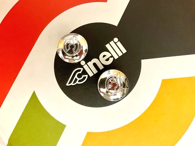Cult NOS Cinelli Lenkerstopfen BAR END PLUGS original caps chrome VINTAGE