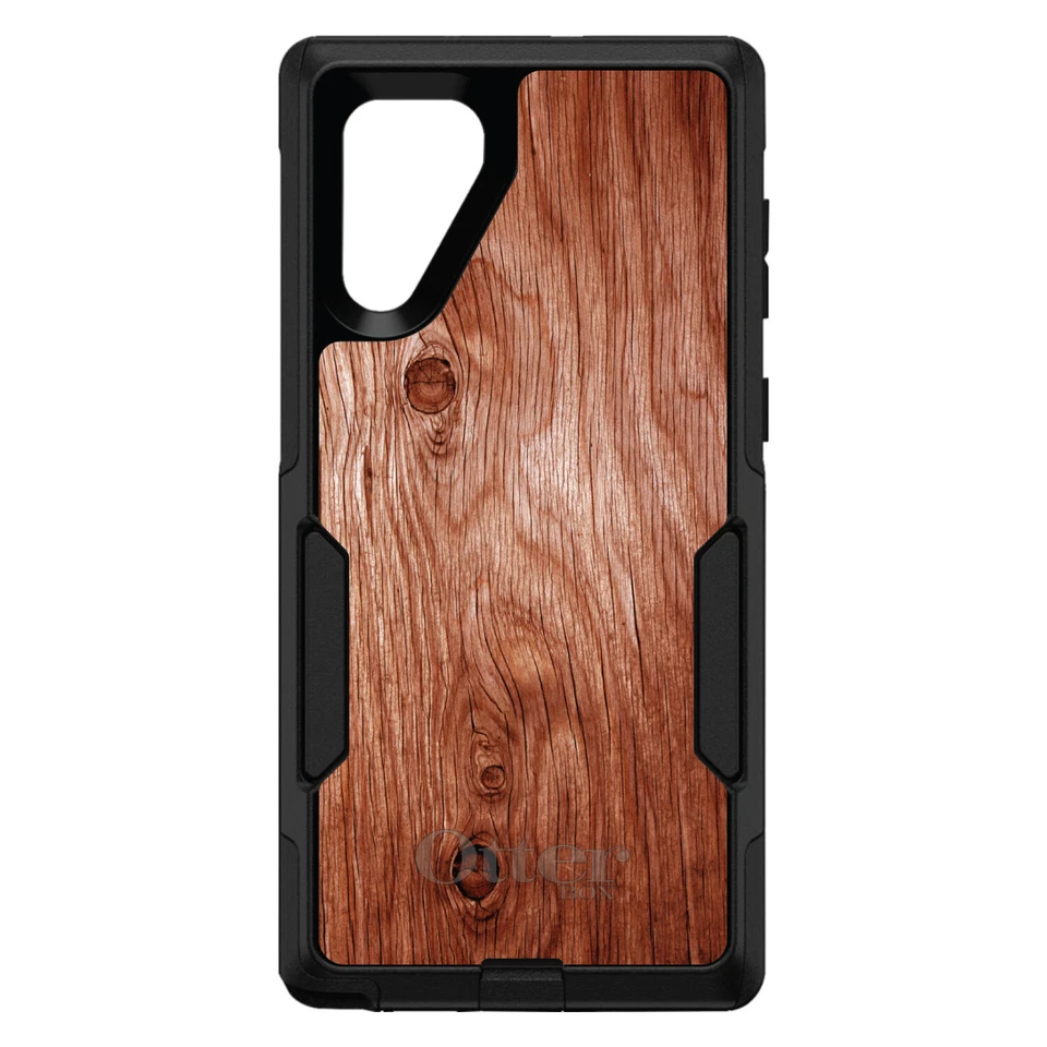 OtterBox Commuter para Galaxy Note (elige modelo) grano de madera naranja desgastado Foto 1 de 1