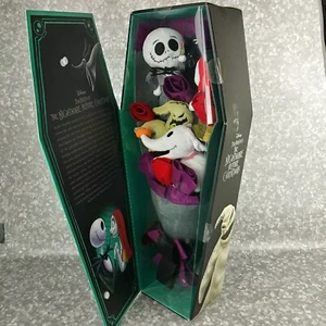 Nightmare Before Christmas Coffin Bouquet Plushies Oogie Boogie Sally Jack Zero - Picture 1 of 8