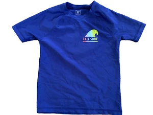 Gap Kids CALI SURF Size XS (4-5) Navy Blue Swim Shirt MAKIN' WAVES Short Sleeve - Picture 1 of 12