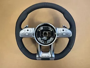 Mercedes W167 W205 W213 W222 W238 W257 W290 OEM RHD AMG Steering Wheel VIBRO - Picture 1 of 14