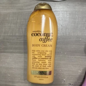 OGX Glättende + Kokosnuss Kaffee Körpercreme 19,5 Oz. - Bild 1 von 1
