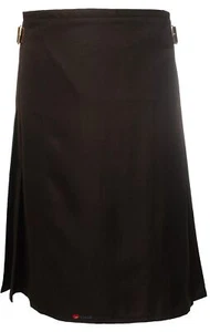 Falda escocesa ligera informal de fiesta negra para caballero talla 46 48 - Imagen 1 de 2