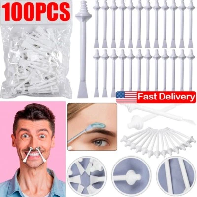 Kit de 100 piezas de varillas de cera para nariz accesorios varillas de depilación para depilación de nariz Foto 1 de 4