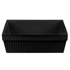 TableCraft CW1494BK Cold Holding 24 qt. Black Finish Aluminum Square Bowl - Picture 1 of 1