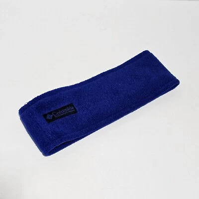 Vtg Columbia Fleece Headband Winter Sport Blue Unisex Adult One Size - Image 1 of 4