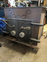 Vintage Schrader Wood Stove Fire Place Great Condition For Sale