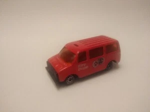Unbranded Ford Econoline vintage fire van Welly maybe? 1/64 rare item! - Zdjęcie 1 z 5