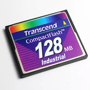 Transcend 128MB CF Card Type I Industrial Grade CompactFlash TS128MCF45I - Picture 1 of 3