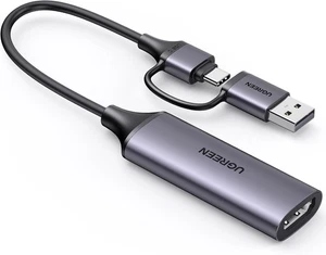 UGREEN Video Capture Card, 4K HDMI Auf USB C/A Capture Card, 1080P Video Grabber - Bild 1 von 8