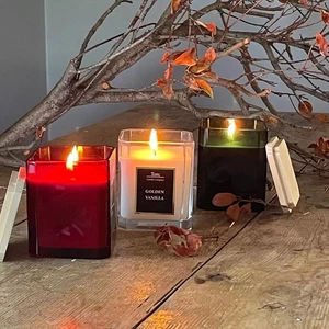 Torc 3 Vela Perfumada Ceras Naturales 65 Horas Tiempo de Quema Perfumada con Tapa de Madera - Imagen 1 de 6