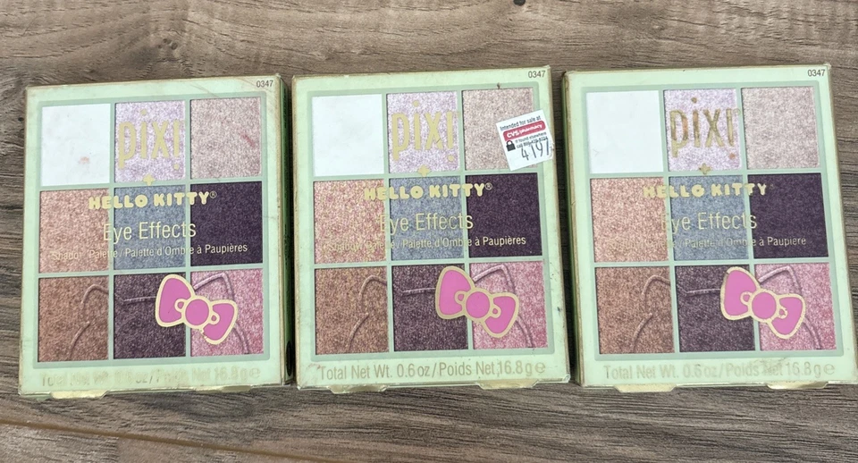 PIXI HELLO KITTY EYE EFFECTS SHADOW PALETTE "HARMONY HUES" 9 SHADES