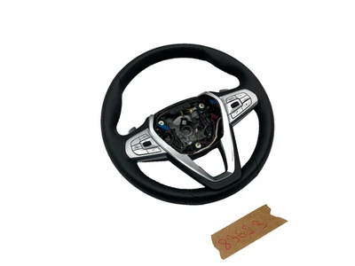⭕ 2016-2019 BMW 740i 750i G11 G12 Sport Steering Wheel Leather w/ Paddle Shifter Foto 1 de 4