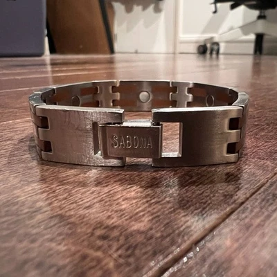 Браслет мужской из нержавеющей стали медный - Изображение 1 из 4