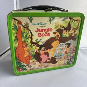 Disney Vintage Jungle Book Aladdin Metal Lunch Box No Thermos** - Bild 1 von 7