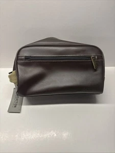 Kenneth Cole Reaction Mens shave/hygene travel kit Brown NWT - Picture 1 of 6