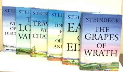 John Steinbeck 6 Volume Set Book of The Month Club Hardcover 1995 Foto 1 de 2