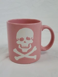 Fun Factory Waechtersbach Germany Skull & Cross Bones Pink mug cup  coffee tea - Picture 1 of 8