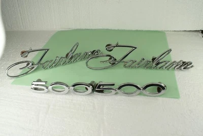 Ford Fairlane 500 1968 1969 emblemas Foto 1 de 4