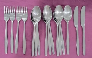 Dansk Variation V Flatware 16 Pieces (Knife, Dinner Fork, Oval/Place Spoon) - Picture 1 of 6