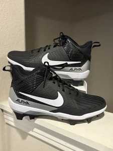 Botines de fútbol Nike Alpha Menace fuertes negros/blancos II5139-010 para hombre talla 10,5 - Imagen 1 de 9