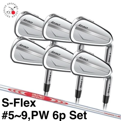 PING Golf i230 Iron Set 6pcs #5-9, PW S-Flex N.S.PRO MODUS3 TOUR 120 Steel Shaft - Image 1 of 4