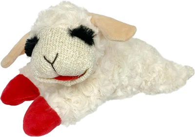 Lamb Chop Dog Plush Toy - Squeaky Dog Toy for Small & Medium Dogs - Extra Soft P - Imagem 1 de 4