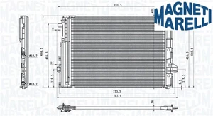 ENGINE CONDENSER AC 350203758000 MAGNETI MARELLI I - Picture 1 of 3