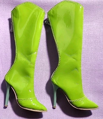 BOTAS VERDES TONNER ELLOWYNE SIN MARCA PARA MUÑECA TONNER 16" y similares NUEVAS (K49) Foto 1 de 4