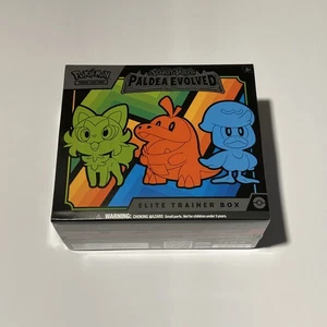 Pokémon TCG Scarlet & Violet Paldea Evolved Elite Trainer Box ETB SEALED - Picture 1 of 6