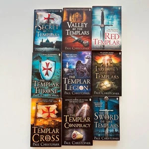 Paul Christopher 9 book SET in the  TEMPLAR series PaperBack 1-9 COMPLETE! - Picture 1 of 24