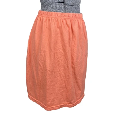 NUEVO CON ETIQUETAS Fresh Produce Jersey Pull On Falda Talla Mediana Mango Naranja Foto 1 de 4