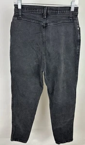 Jeans Western Mom 27x27 REALES Cintura Ultra Alta Elastizados Denim Negros De Colección Años 90 - Imagen 1 de 9