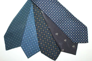 LOT OF 5 MARINELLA 100% silk ties. Made in Italy Napoli F85509 - Picture 1 of 2