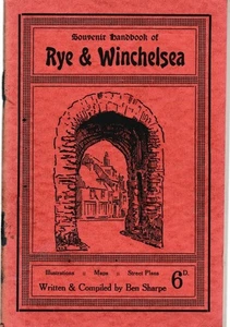 Souvenir Handbook Of Rye & Winchelsea - 1930s Paperback Guide - Bild 1 von 2
