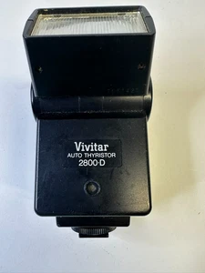 Vivitar 2800-D Tiristore Auto testato e funzionante, vano batteria pulito - Foto 1 di 5