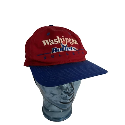 Vintage Washington Bullets Spell Out Snapback Twins Hat - Image 1 of 4