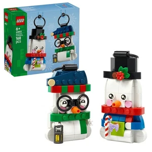 LEGO Iconic Snowman Ornaments Christmas Seasonal Decorations Set 40812 - Picture 1 of 10