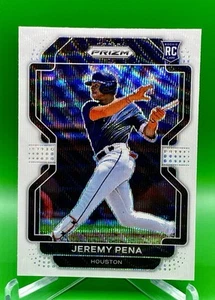 2022 Panini Prizm White Wave Prizm Jeremy Pena #17 Rookie RC Houston Astros  - Picture 1 of 2