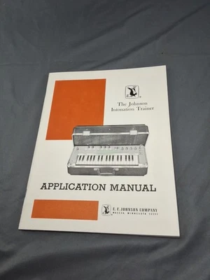 Руководство по эксплуатации E.F. Johnson Intonation Trainer ~ устройство для музыкальных инструментов - Изображение 1 из 3