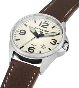 New With Tags Torgoen Pilot Watch T10 Sapphire Crystal 100M Waterproof 44mm - Picture 1 of 4