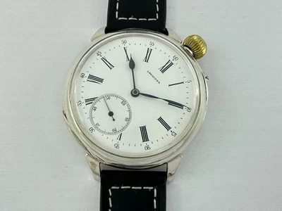 Reloj Longines Cronómetro Antiguo 1893-99 Suizo Increíble Art Deco Plata Driver Foto 1 de 4