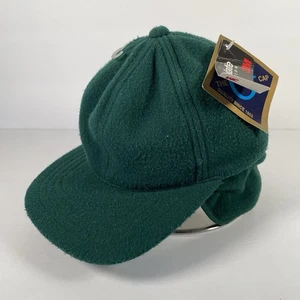 Vintage G Cap Ear Flap Hat NWT NOS Green Thinsulate Size Medium - Picture 1 of 9