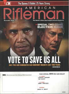 American Rifleman Magazine Back Issue - November 2014 - Vote to Save us All - Imagen 1 de 1