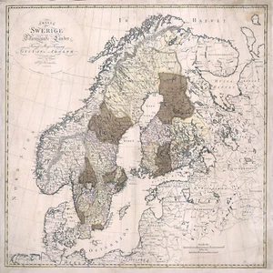 1797 Map of Sweden - Picture 1 of 4