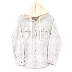 Columbia Womens Canyon Point II Shirt Jacket, Small, Chalk / Light Grey - Picture 1 of 3