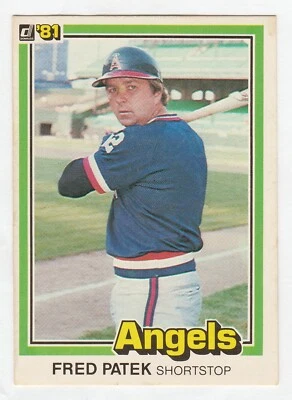 1981 Donruss - #170 Freddie Patek - Image 1 of 2