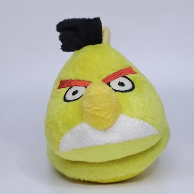 SAMPLE Angry Birds Toddler Shoe Chuck Yellow Bird Plush | 5" 2011 CWT Collection - Image 1 of 4