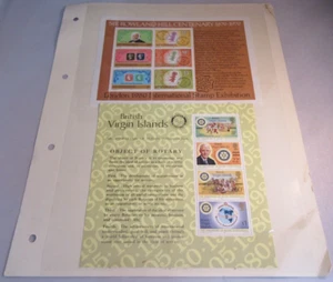 ST VINCENT & BRITISH VIRGIN ISLANDS MINISHEETS MNH - Picture 1 of 5